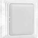 S97014094 Bathroom Fan Cover Grille and Lens, Replacement for Broan Nutone Exhaust Fan Models 678, 679, 679FL,679FLT,680,680FL,680FLT,M680,HD50L and HD80L