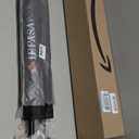 SIEPASA 49/56 Inch Inverted Reverse Upside Down Umbrella, Extra Large Double Canopy Vented Windproof Waterproof Stick Golf Umbrellas with C-shape Handle.
