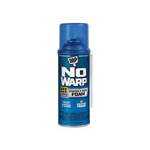DAP Touch 'n Foam No Warp Window and Door Foam Sealant, White, 12 Oz