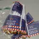 100 Pack 4x6 Inch Small American Flags on Stick, 250 Year American Anniversary Stick Flag 4th of July Independence Day Mini Patriotic Signs Hand Held Flags for 1776-2026 250th Birthday Decorations Gifts Favors