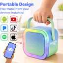 Move2Play, Karaoke Machine for Kids | Includes 20+ Kid Songs | 2 Microphones | Connect with Bluetooth | 3, 4, 5, 6, 7+ Year Old Gift | Toy for Girls, Boys, & Toddler | Birthday Present