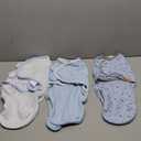 SwaddleMe by Ingenuity Easy Change Baby Swaddle in Size Small/Medium, 0-3 Months, 7-14 Pounds, 3-Pack with Easy Change Zipper - Shooting Stars