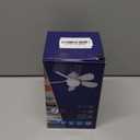 Socket Breeze Socket Fan Light with Remote Control, Portable Small Ceiling Fans with Lights for Bedroom, Kitchen, Living Room, with Dimming Function, 1000 Lumens, Screws into E26/E27 (16.54 inches)