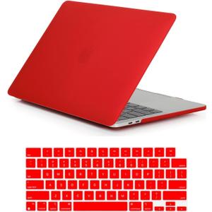 Se7enline Compatible with MacBook Pro Case 16 inch 2021/2022/2023/2024 M4 M3 M2 M1Chip Model A2485 A2780 A2991 A3403 Matte Laptop Protective Hard Shell Case with Keyboard Cover Skin,Red
