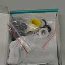 1080Swivel Faucet Extender, Sink Water Faucet Aerator Extension in Brass, Swivel Robotic Arm Bathroom Faucet Extender, Kitchen Rotating Extension Filter with 2 Mode Splash (Silver Standard)