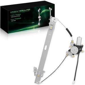 Front Left Driver Side Power Window Regulator with Motor for:-Mazda MPV 2000 2001 2002 2003 2004 2005 2006, for MPV 00 01 02 03 04 05 06, with 2 Pins OE# MA1350107 821771AR WL44115