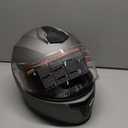 Favoto Full Face Motorcycle Helmet - Dual Visor, Anti-Fog Film Included, DOT Approved Adult Dirt Bike Helmet for Men Women (M(57-58cm/22.4-22.8inch), Titanium)