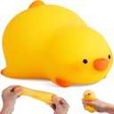 Duck Squishy Stress Balls for Kids and Adults, Dough Ball,Squishy Toys, Squeeze Sensory Toys, Animal Squeeze Stress Balls Fidget Toys for Anxiety Relief, Stress Ball for Autism ADD/ADHD