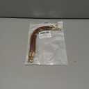 2 PCS Brown Leather Purse Strap, Braided Leather Strap for Purse, 11.8in PU Leather Woven Purse Handles with Metal Lobster Clasp for Underarm Bags, Handbags