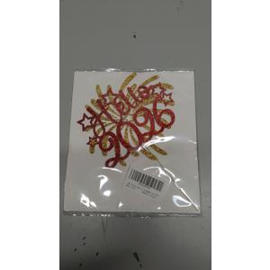 Hello 2026 Cake Topper, Welcome 2026 Cake Decorations for Cheers to 2026, Happy New Year Night Theme Winter Festive Holidays Party Supplies, Gold Glitter