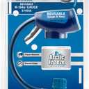 Arctic Freeze Car Air Conditioner Refrigerant Gauge and Hose, Reusable AC Recharge Kit Compatible with R-134A Cans with Self Sealing Valves, InterDynamics