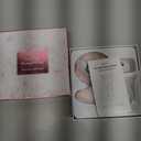 7 Color Light Therapy Facial Massager with Adjustable Vibration and Thermals for Wrinkles, Double Chin, Red Light Skin Care Tool with Base, Pink