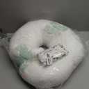 Nursing Pillow and Positioner, Breastfeeding, Bottle Feeding, Baby Sitting Support with Removable Ultra Soft Minky Cover, Tummy Time Support for Baby Boys and Girls(Floarl) (Floral)