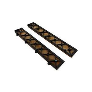 Teak Interlocking Tile End Pieces (Loop, Pin or Corner) Teak Interlocking Tile End Pieces (Loop, Pin or Corner)