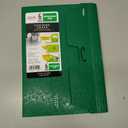 Five Star 6 Pocket Expanding File Organizer, Plastic Expandable File Folders with Pockets and Tab Inserts, Holds 11" x 8-1/2", Bungee Closure, Forest Green (72925)