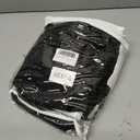 No Hook Shower Curtain and Liner Set,Black Hotel Waffle Shower Curtain with Liner 75" L x 48" W, Small Stall 48"W x 75"L