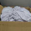 100 Pcs White Washable Removable Universal for Wedding Party Dining Banquet Polyester Spandex Stretch Slipcovers Chair Covers