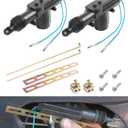 bylikeho 2 Pack Power Door Lock Kit,Car Accessories Universal Car Heavy Duty High Power Door Lock Actuator,Automotive Replacement 2 Wire 12V Locking System,Adds Power Door Locks to Most Vehicles