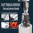 2 x 5pcs PVC Pipe Threader Kit with Broken Bolt Extractor Set
