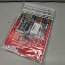 Teenyyou 50 Pcs Spider Party Favors Bags Stand up Spiderweb Pouch Treat Gift Bags with Transparent Window for Cookie Candy Goodies for Halloween Party Supplies, 8 x 6.5 x 2.5 Inch