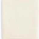 Linen Closet Fitted Sheet  100% Cotton Percale, Cool & Crisp, Brushed for Softness, Deep Pocket Fits Mattresses up to 17", Breathable, Durable, Easy Care, 1-Piece Bottom Sheet, Queen Size, Ivory