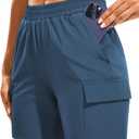 AFITNE Women's 5"/ 7" Hiking Cargo Shorts Quick Dry Lightweight Summer Athletic Running Shorts with Pockets UPF 50+  Size Medium