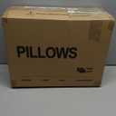puredown Goose Feathers and Down Pillow for Sleeping Hotel Collection Bed Pillows, Gusseted, King, Set of 2