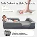 ENITYA Toddler Floor Bed with Mattress Included, No Assembly Needed, X-Large