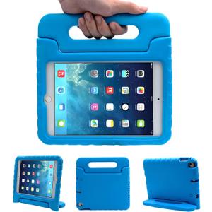 LEFON Kids Case Shockproof for iPad mini 5/4/3/2/1, iPad mini 4th Generation Case for Kids, with Convertible Handle Light Weight Super Protective Stand Cover for iPad mini 5th Gen 7.9 Inch (Blue)
