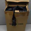 12FT Winter Round Pool Cover with Ratchet Strap Tightener | Easy Installation Pool Covers for Above Ground Pools | Solar Hot Tub Cover Ideal for Hydrophilic and Dustproof for Backyard (BLACK)