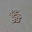 1600 Pcs Label Tapes Laminated Stickers Replacement Compatible with D30 Portable Thermal Label Paper Printer Tapes for Office 160 Pcs/Roll (12 x 40 mm, Laser Gold)