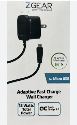 ZGEAR Adaptive Fast Charge Wall Charger