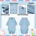 Cat Recovery Suit for Foreleg, Cat Surgical Spay Suit Sleeves to Stop Licking, Long Leg Sleeve Wound Cover Abdomen Kitten Onesie L