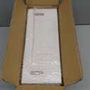 Bivvclaz Hair Tool Organizer, Wooden Hair Dryer Holder Countertop, Wall Mount Hot Tools Organizer for Hair Styling Accessories, Bathroom Supplies Vanity Caddy for Curling Wand, Blow Dryer, White