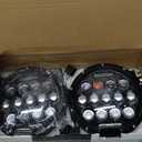 JHLion Jeep wrangler headlight, 7 Inch Led Headlights for Jeep Wrangler JK/TJ/LJ 1997-2020, 150W DOT Approved 500% Brighter Round LED Headlight with DRL, H4 H13 Adapter 2PCS (Black)