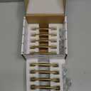 SAILING 10 Pack Cabinet Handles-3.8"/96mm Screw Spacing Champagne Bronze Furniture Hardware Handles for Kitchen Cabinets Bedroom Dresser Wardrobe Cabinet Pulls