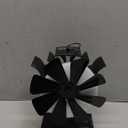 Melede 8-Blade Heat Powered Stove Fan for Wood/Log Burner/Fireplace increases 80% more warm air than 2 blade fan (LARGE)