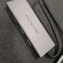 PULWTOP USB C Hub, USB Adapter with 1*USB-C 3.2, 2*USB 2.0, 2 *HDMI, 100W PD in, Multiport Dongle for MacBook Pro, MacBook Air, Dell and More