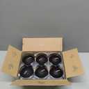 12 Pack 3 Inch Black Floating Candles, 10 Hour Unscented Dripless Tealight Candles for Cylinder Vases, Centerpieces at Wedding Party Halloween - Wavy Float Candle
