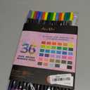 Dual Markers Brush Pens Easter Basket Stuffers, 36 Art Markers for Gifts Trendy Stuff, Double Tip Colored Pen for Adult Coloring Books Art Suppliers