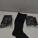 Plus Size Compression Socks for Women Men Wide Calf 15-20 mmHg, 3XL for Circulation Support Recovery (A4-Black (3 Pack))