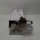 Zenna Home Tension Pole Shower Caddy, Corner Shower Storage System with 4 Adjustable Baskets, Bathroom Organization Solution, 60 to 108 Inch, Satin Nickel