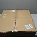 24" Farmhouse Rattan Chandelier 4-Light Boho Wood Texture Chandelier
