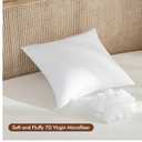 MIULEE 22x22 Inch Throw Pillow Insert Premium Throw Pillow Polyester Microfiber Stuffer Pillow for Sofa Bed Couch