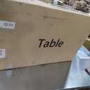 Makeup Vanity Desk Set, White, 35.4W x 15.7" D x 53.9" H (Large Smart LED Mirror, with Cushion Stool, Hairdryer Rack, Power-Outlet, 4 Drawers)