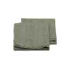 2 Set Pillow Cases, Army Green, 18 x 18 In