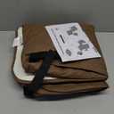 TAOCOCO Waterproof Recliner Chair Covers with Leg Strap 1 Piece Recliner Covers for Recliner Chair for Pets Kids, Washable Reclining Chair Cover Furniture Protector with Straps (23'' Small, Brown)