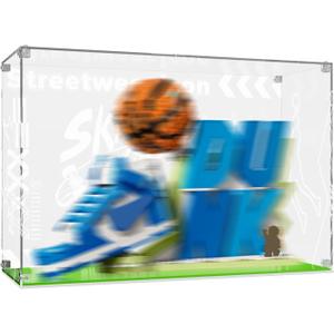 Acrylic Display Case Compatible with Lego Set x Nike Dunk, Dust-Proof Protective Showcase Box for Lego 43008(Only Case - Model Not Included)