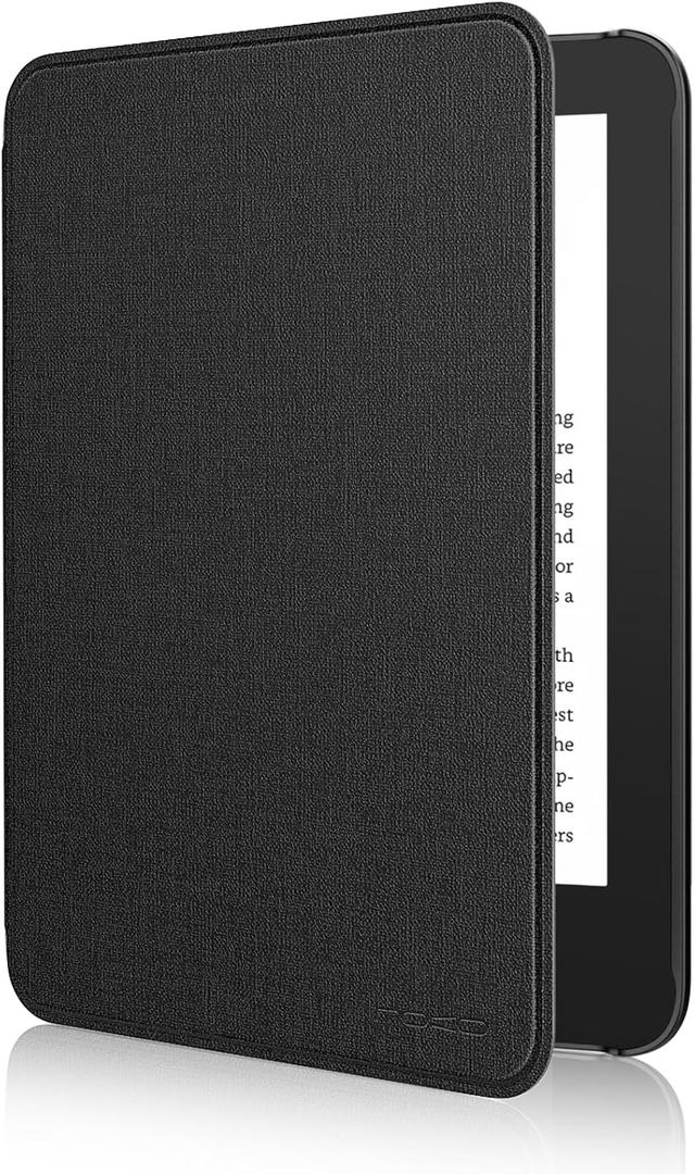 MoKo Case Fits 6" All-New Kindle (11th Generation-2024/2022 Release), Lightweight Shell Cover with Auto Wake/Sleep for Kindle 2024/2022 11th Gen e-Reader, Denim Black