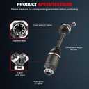CCIYU CV Axle Shaft Assembly for Ford Edge 07-13, for Mazda CX-7 07-11